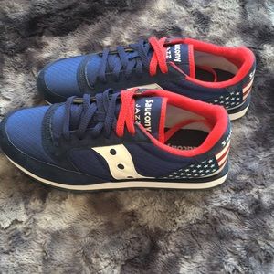 saucony stars and stripes jazz